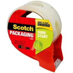 Scotch® Sure Start Shipping Tape With Dispenser, 1-7/8