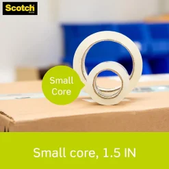 Scotch® Sure Start Shipping Tape, 6 Tape Rolls with Dispensers, 1 7/8 in x 22.2 yd, 1.5