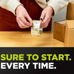 Scotch® Sure Start Shipping Tape With Dispenser, 1-7/8" x 38.2 Yd., Clear, Pack Of 2 Tapes