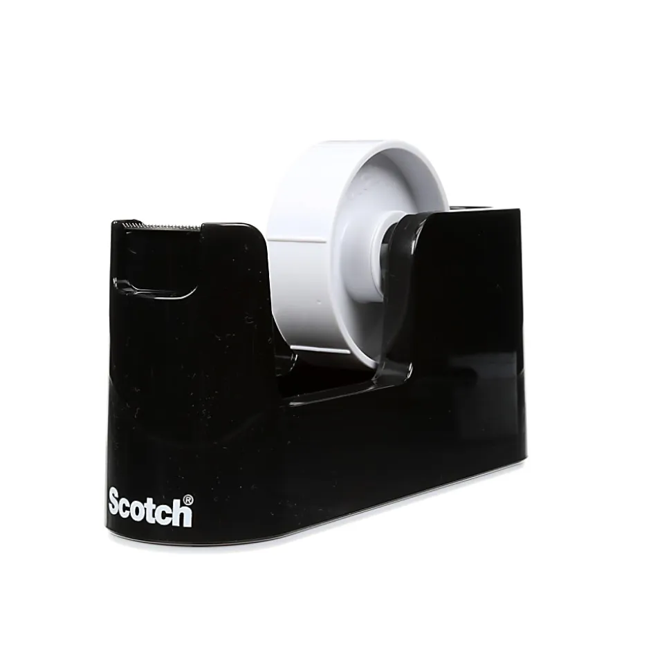 Scotch® Tape Dispenser, 3" to 1" Core, Black