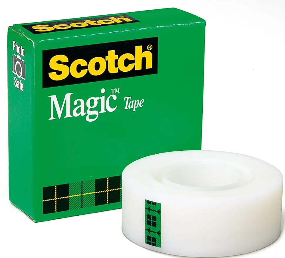 Scotch® Tape Refill, 1" x 1296", Matte Clear, Pack of 1 rolls