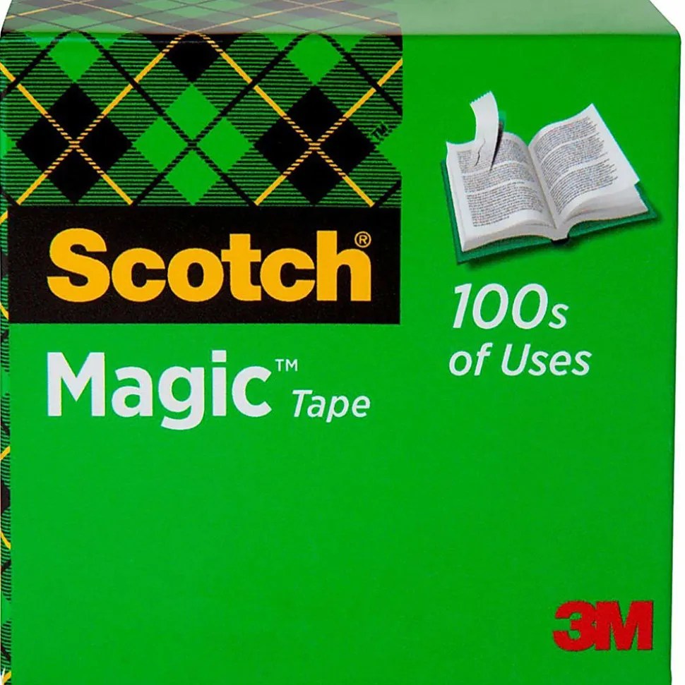 Scotch® Tape Refill, 1" x 1296", Matte Clear, Pack of 1 rolls