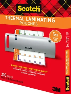 Scotch® Thermal Laminating Pouches, 8.9