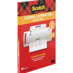 Scotch® Thermal Laminating Pouches, 8-15/16