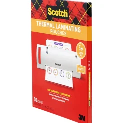 Scotch® Thermal Laminating Pouches, 8-15/16