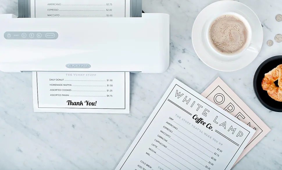 Scotch® Thermal Laminating Pouches, 8.9" x 11.4", 50 Laminating Sheets, Fits Letter Size, TP385450, 50/Pack