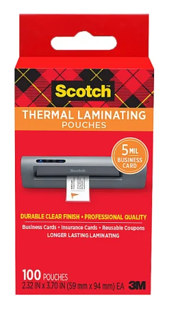 Scotch® Thermal Laminating Pouches, 2.32