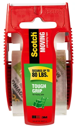 Scotch® Tough Grip Moving Packaging Tape 150, 1.88 in x 22.2 yd (48 mm x 20,3 m)