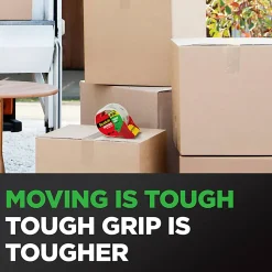 Scotch® Tough Grip Moving Packing Tape With Dispensers - 150-6