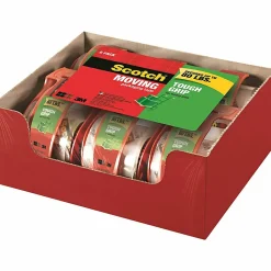 Scotch® Tough Grip Moving Packing Tape With Dispensers - 150-6