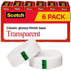 Scotch® Transparent Tape, 3/4