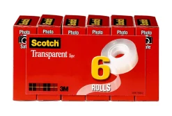 Scotch® Transparent Tape, 3/4