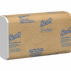 Scott Essential Low Wet Strength Towels - C-fold - 10.10" Width x 13.10" Length - White - 200/Pack - 12 / Carton