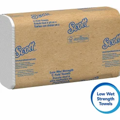 Scott Essential Low Wet Strength Towels - C-fold - 10.10
