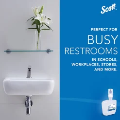 Scott® Green Certified Foam Hand Soap, Unscented, 1.2 L E-Cassette Bottles, Case Of 2 Refills