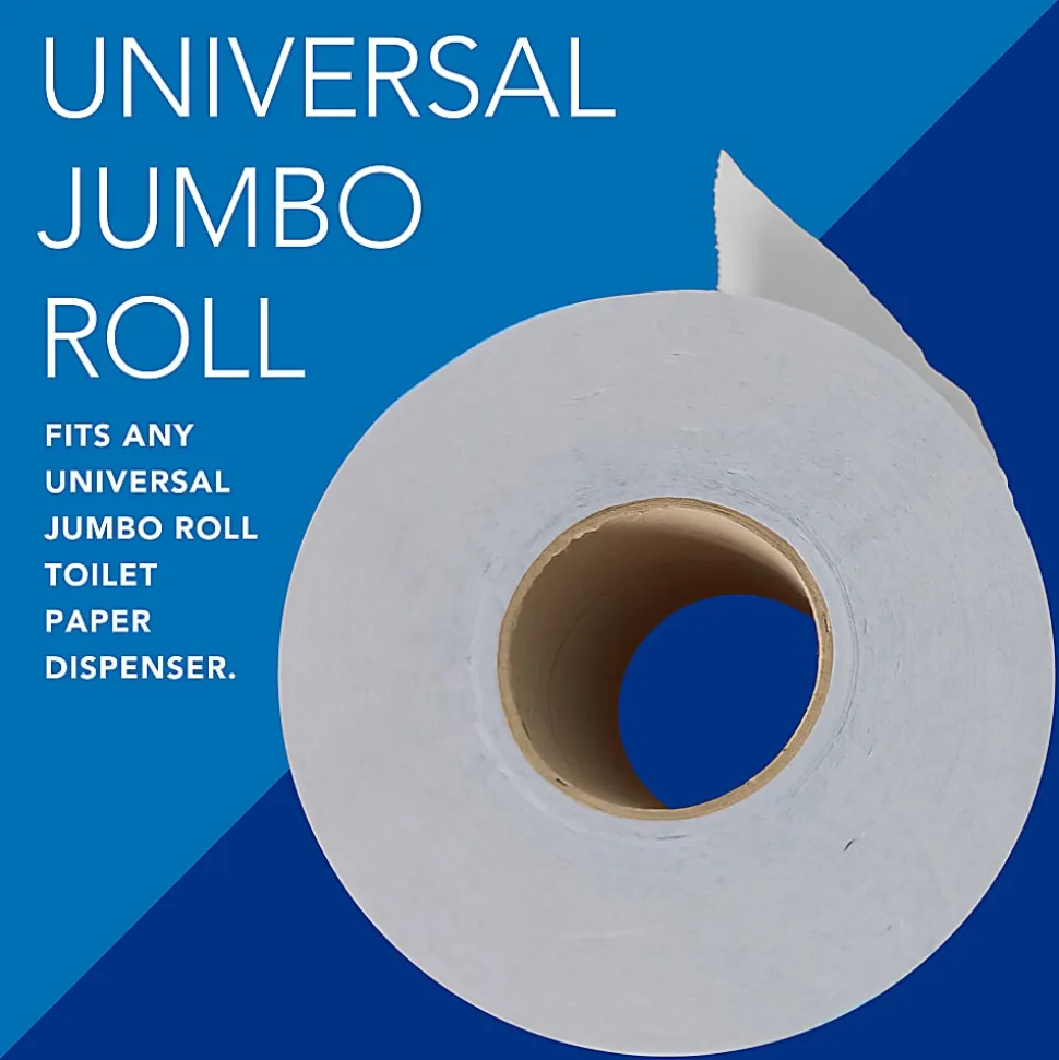 Scott® High-Capacity 2-Ply Jumbo Roll Toilet Paper, 25% Recycled, 1000' Per Roll, Pack Of 12 Rolls