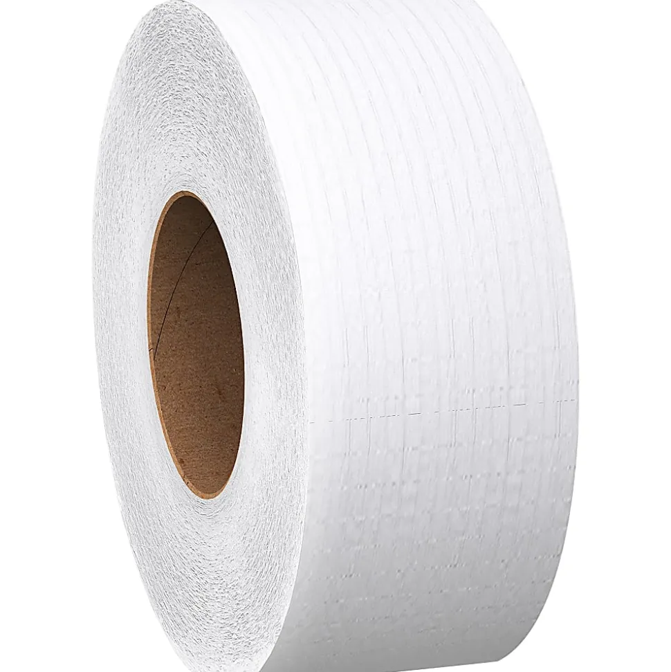 Scott® High-Capacity 2-Ply Jumbo Roll Toilet Paper, 25% Recycled, 1000' Per Roll, Pack Of 12 Rolls