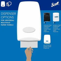Scott Multifold NarrowPaper Towels with Absorbency Pockets - Multifold - 9.40
