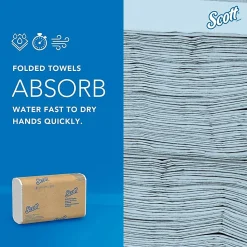 Scott Multifold NarrowPaper Towels with Absorbency Pockets - Multifold - 9.40