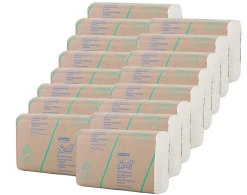 Scott® Multi-Fold 2-Ply Paper Towels, 100 Sheets Per Pack, Pack Of 16 Packs