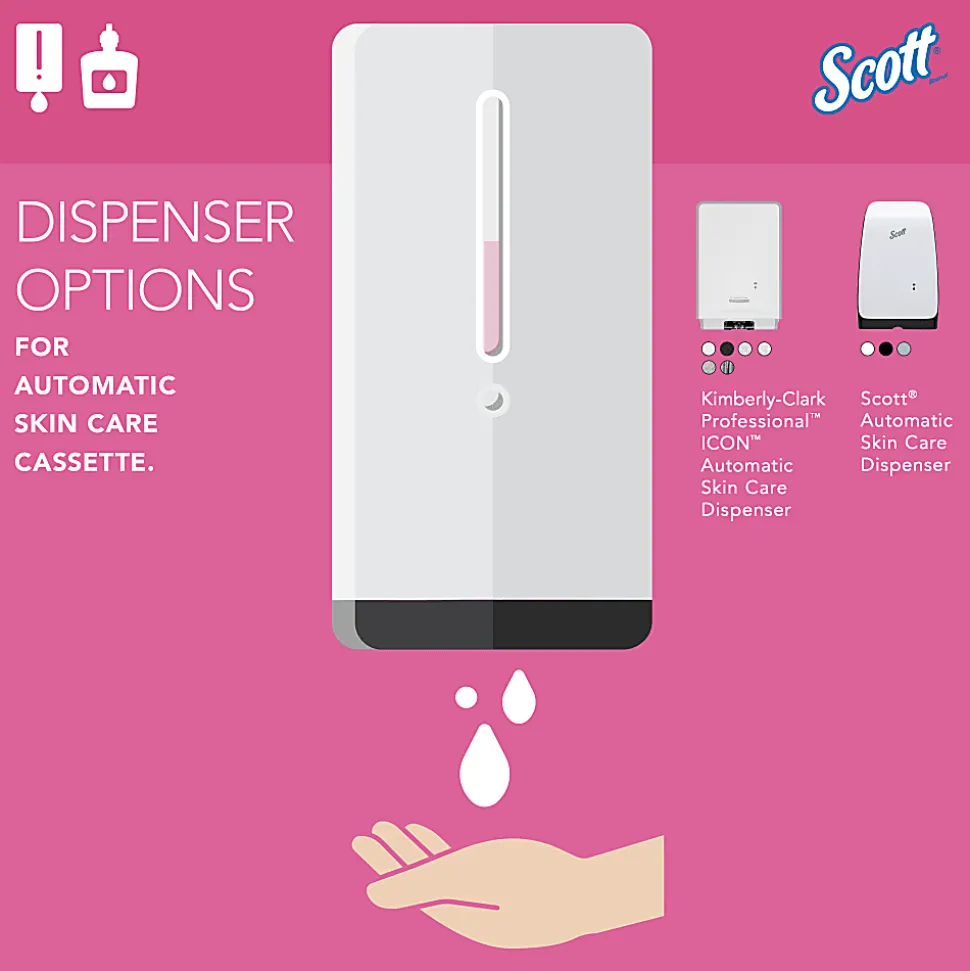 Scott® Pro™ Foam Hand Soap with Moisturizers, Floral Scent, 1.2L (40.58 Oz), Carton Of 2 Bottles