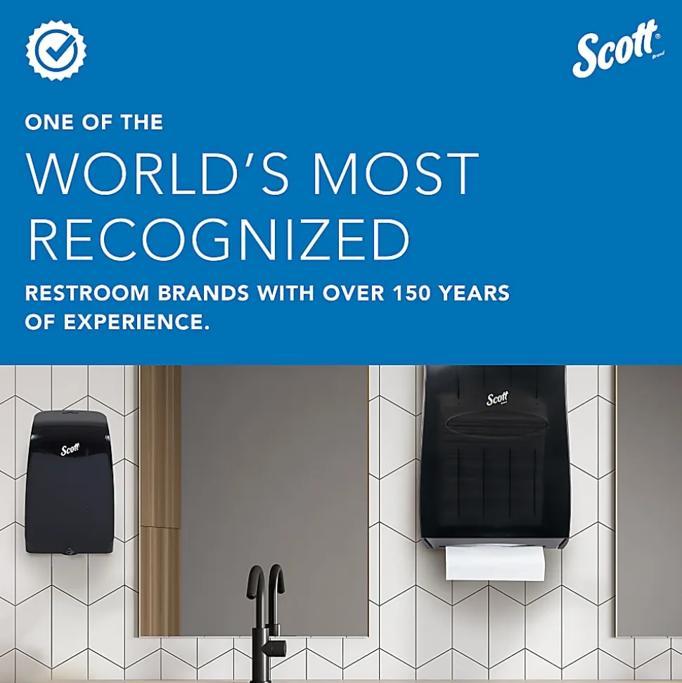 Scott® Pro™ Foam Hand Soap with Moisturizers, Floral Scent, 1.2L (40.58 Oz), Carton Of 2 Bottles