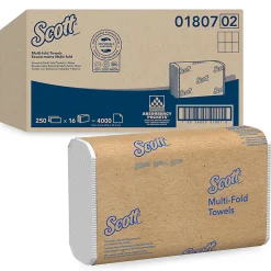 Scott® 100% Recycled Fiber Multifold Paper Towels, 9.2