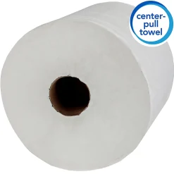 Scott® Roll Control® 1-Ply Center-Pull Paper Towels, 60% Recycled, 700 Sheets Per Roll, Pack Of 6 Rolls