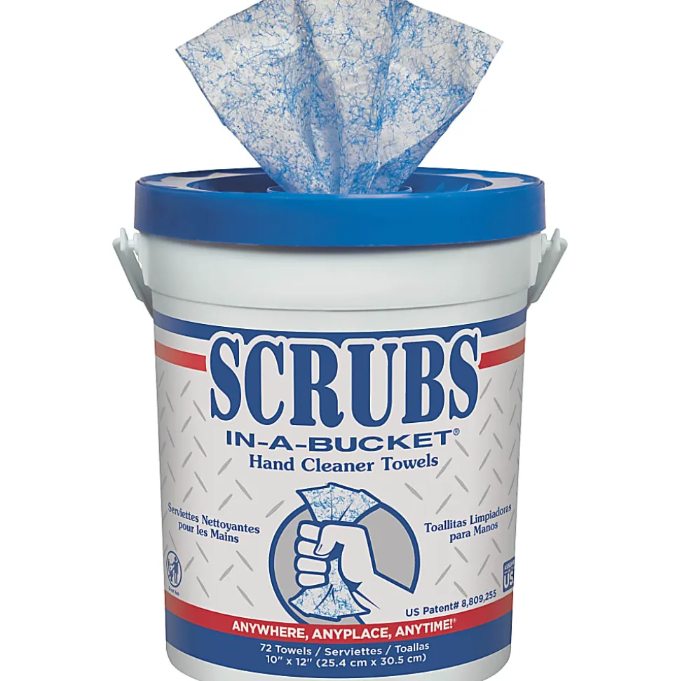 SCRUBS® Hand Cleaner Towels, 72/Pack