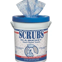SCRUBSĀ® Hand Cleaner Towels, 72 Towels Per Box, Carton Of 6 Boxes