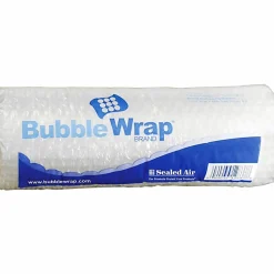 Sealed Air Bubble Wrap Multi-purpose Material - 12" Width x 10 ft Length - 1 Wrap(s) - Lightweight, Perforated - Clear - 1 Roll