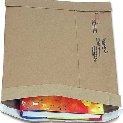 Sealed Air Jiffy Self-Seal Padded Mailers, Size 6, 12 1/2" x 19", Satin Gold, Pack Of 50