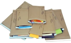 Sealed Air Jiffy Self-Seal Padded Mailers, Size #0, 6" x 10", Satin Gold, Pack Of 250