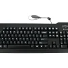 Seal Shield Silver Seal Glow Waterproof - Keyboard - backlit - USB - US - waterproof - black