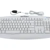 Seal Shield Silver Storm Wired Keyboard, White, STWK503