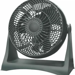 Seasons Comfort 3-Speed High-Velocity Portable Turbo Fan, 10-1/2”H x 11-1/4”W, Black