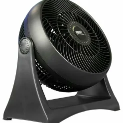Seasons Comfort 3-Speed High-Velocity Portable Turbo Fan, 10-1/2”H x 11-1/4”W, Black