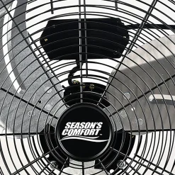 Seasons Comfort™ 3-Speed High-Velocity Heavy-Duty Floor Fan, 20-In., Black