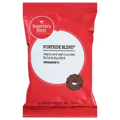 Seattle's Best Coffee® Ground Coffee, Level 3, Medium Roast, Portside Blend, 2 Oz Per Bag, Box Of 18 Packets