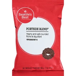 Seattle's Best Coffee® Ground Coffee, Level 3, Medium Roast, Portside Blend, 2 Oz Per Bag, Box Of 18 Packets