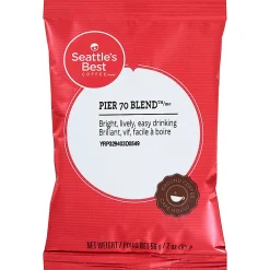 Seattle's Best Coffee® Single-Serve Coffee Packets, Level 2, Breakfast Blend, Carton Of 18