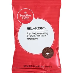 Seattle's Best Coffee® Single-Serve Coffee Packets, Level 2, Breakfast Blend, Carton Of 18