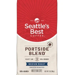 Seattle's Best Coffee® Whole Bean Coffee, Level 3, Light Roast, 12 Oz Per Bag