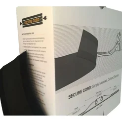 SecureCord Cable Management for Carpets, Black, Nylon, ASC25B