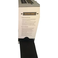 SecureCord Cable Management for Carpets, Black, Nylon, ASC5B