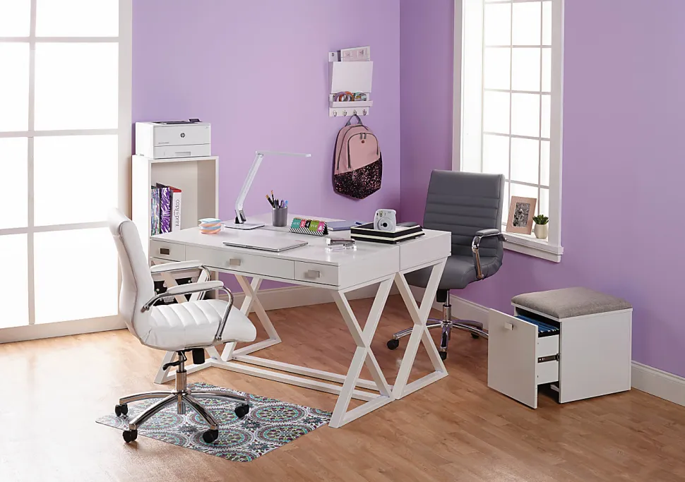See Jane Work® Kate 47"W Writing Desk, White