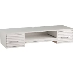 SEI Furniture Simon Wall Mount 42"W Writing Desk, White