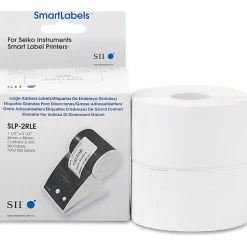 Seiko Direct Thermal Address Labels, SKPSLP2RLE, Rectangle, 3 1/2"W x 1 1/2"L, Rectangle, Roll Of 260 Labels