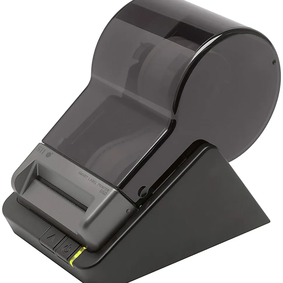 Seiko Instruments SKPSLP650 Monochrome (Black And White) Label Printer, Black
