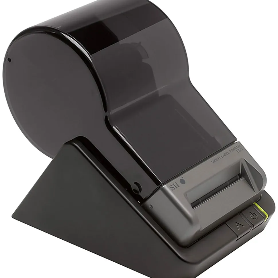 Seiko Instruments SKPSLP650 Monochrome (Black And White) Label Printer, Black